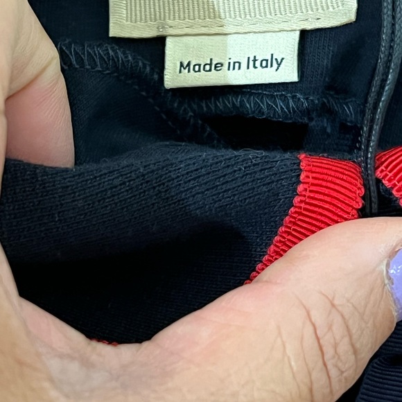 New Gucci 100% cotton dress dark blue web. - Picture 7 of 11